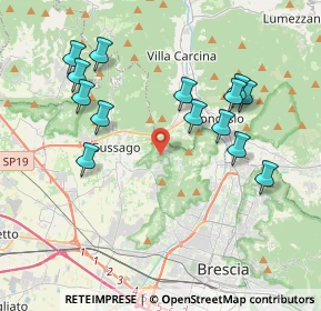 Mappa Via Degli Alpini, 25060 Cellatica BS, Italia (3.955)