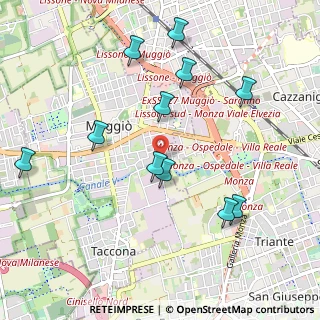 Mappa Via Giovanni Falcone, 20835 Muggiò MB, Italia (1.05364)