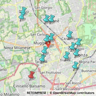 Mappa Via Giovanni Falcone, 20835 Muggiò MB, Italia (2.136)