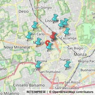 Mappa Via Giovanni Falcone, 20835 Muggiò MB, Italia (1.65)