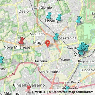 Mappa Via Giovanni Falcone, 20835 Muggiò MB, Italia (3.12231)