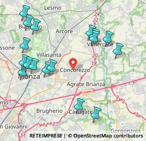 Mappa , 20863 Concorezzo MB, Italia (4.78471)