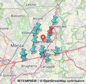 Mappa , 20863 Concorezzo MB, Italia (2.84308)