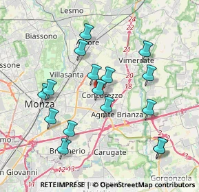 Mappa , 20863 Concorezzo MB, Italia (3.78063)