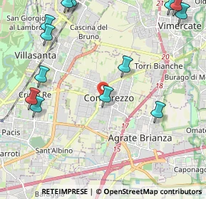 Mappa , 20863 Concorezzo MB, Italia (2.82846)