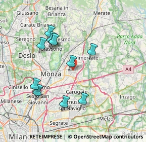 Mappa , 20863 Concorezzo MB, Italia (7.14273)
