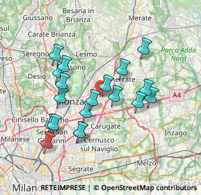 Mappa , 20863 Concorezzo MB, Italia (6.65105)