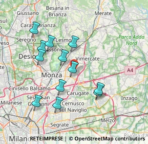 Mappa , 20863 Concorezzo MB, Italia (7.00917)
