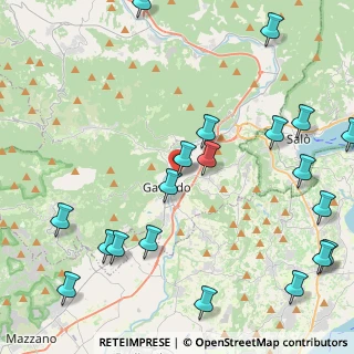 Mappa Via dei Ridelli, 25085 Gavardo BS, Italia (5.72)