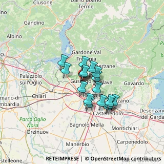 Mappa Via Marcolini, 25064 Gussago BS, Italia (8.70556)
