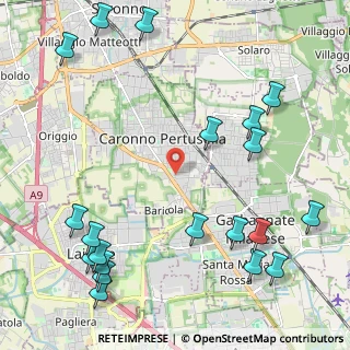 Mappa Via John Fitzgerald Kennedy, 21042 Caronno Pertusella VA, Italia (2.924)