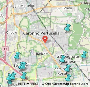 Mappa Via John Fitzgerald Kennedy, 21042 Caronno Pertusella VA, Italia (3.51417)