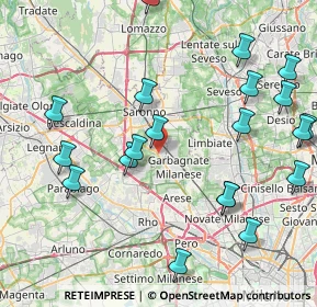 Mappa Via John Fitzgerald Kennedy, 21042 Caronno Pertusella VA, Italia (9.7695)