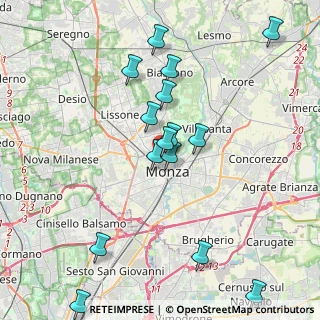 Mappa Via Tommaso Grossi, 20900 Monza MB, Italia (4.142)