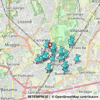 Mappa Via Tommaso Grossi, 20900 Monza MB, Italia (1.43833)