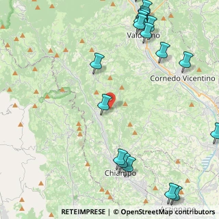 Mappa Via Da Corna, 36070 San Pietro Mussolino VI, Italia (6.3225)