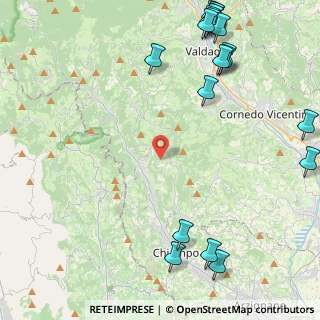 Mappa Via Da Corna, 36070 San Pietro Mussolino VI, Italia (6.399)