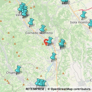Mappa Via Costa, 36070 Brogliano VI, Italia (6.235)
