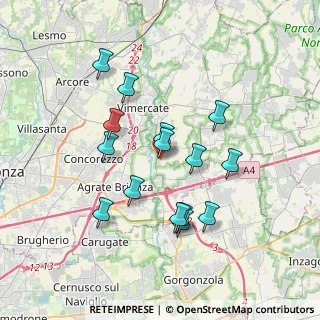 Mappa Via Thomas Edison, 20875 Burago di Molgora MB, Italia (3.27467)