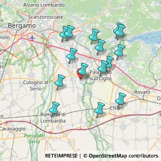 Mappa Via Fratelli Marelli, 24050 Palosco BG, Italia (7.516)