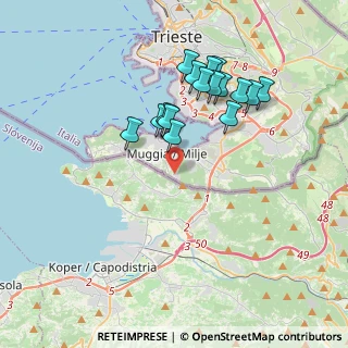 Mappa Località Santa Barbara, 34015 Muggia TS, Italia (3.44)