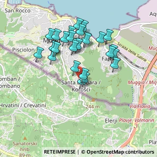 Mappa Località Santa Barbara, 34015 Muggia TS, Italia (0.87857)