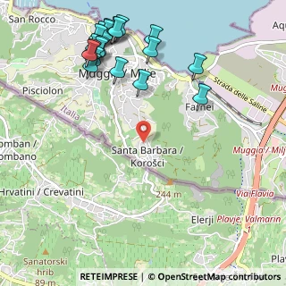 Mappa Località Santa Barbara, 34015 Muggia TS, Italia (1.334)