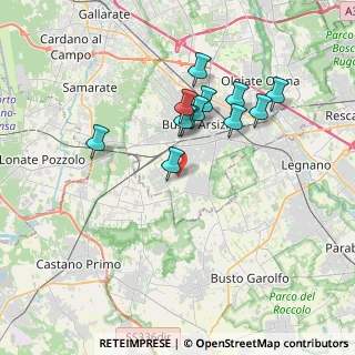 Mappa Via Bienate, 21052 Busto Arsizio VA, Italia (3.125)