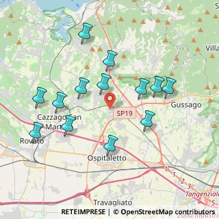 Mappa Via Toselli, 25050 Paderno Franciacorta BS, Italia (3.86385)