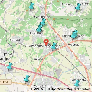 Mappa Via G. Mazzini, 25050 Paderno Franciacorta BS, Italia (2.83818)