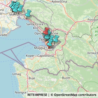 Mappa Strada Provinciale 13 di Caresana, 34015 Muggia TS, Italia (21.6365)