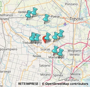 Mappa Via Cimitero Vecchio, 30037 Scorzè VE, Italia (5.46273)