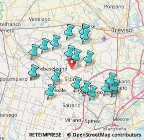 Mappa Via Cimitero Vecchio, 30037 Scorzè VE, Italia (6.8095)