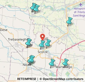Mappa Via Cimitero Vecchio, 30037 Scorzè VE, Italia (4.36583)