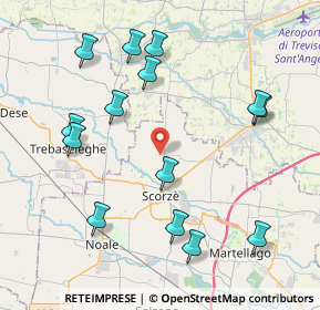 Mappa Via Cimitero Vecchio, 30037 Scorzè VE, Italia (4.46286)