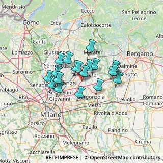 Mappa Via Sandro Pertini, 20864 Agrate Brianza MB, Italia (9.661)