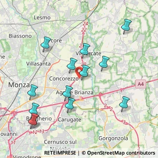 Mappa Via Sandro Pertini, 20864 Agrate Brianza MB, Italia (4.46923)