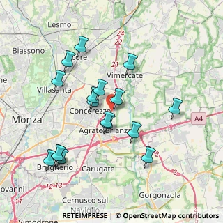 Mappa Via Sandro Pertini, 20864 Agrate Brianza MB, Italia (3.71882)