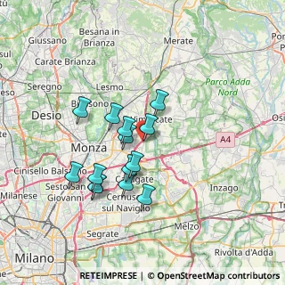 Mappa Via Sandro Pertini, 20864 Agrate Brianza MB, Italia (5.99714)