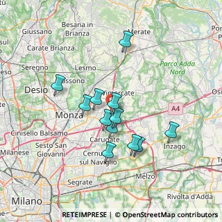 Mappa Via Sandro Pertini, 20864 Agrate Brianza MB, Italia (5.87833)