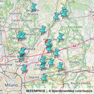 Mappa Via Sandro Pertini, 20864 Agrate Brianza MB, Italia (8.8595)
