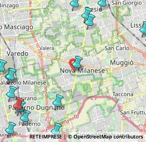 Mappa Vicolo Lario, 20834 Nova Milanese MB, Italia (3.48)