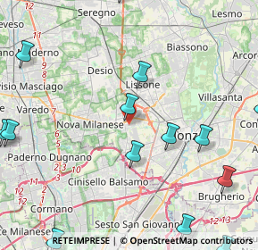 Mappa 20053 Muggiò MB, Italia (5.99214)