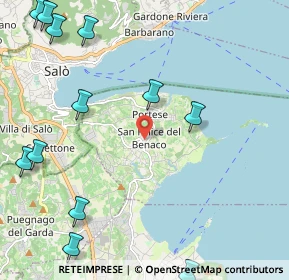 Mappa 25010 San Felice del Benaco BS, Italia (3.02333)
