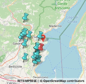 Mappa 25010 San Felice del Benaco BS, Italia (6.92563)