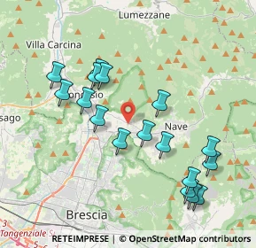 Mappa Via Tronto, 25075 Nave BS, Italia (3.93412)