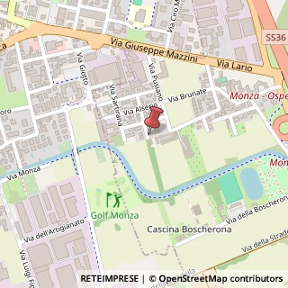 Mappa Via Segrino, 12, 20900 Monza, Monza e Brianza (Lombardia)