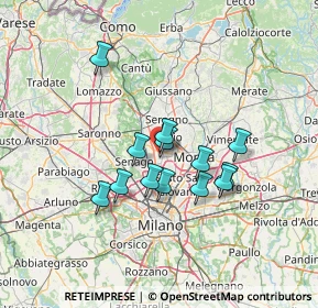 Mappa Via Moro, 20834 Nova Milanese MB, Italia (10.80769)