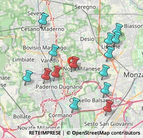 Mappa Via Moro, 20834 Nova Milanese MB, Italia (4.12071)