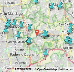 Mappa Via Moro, 20834 Nova Milanese MB, Italia (2.527)